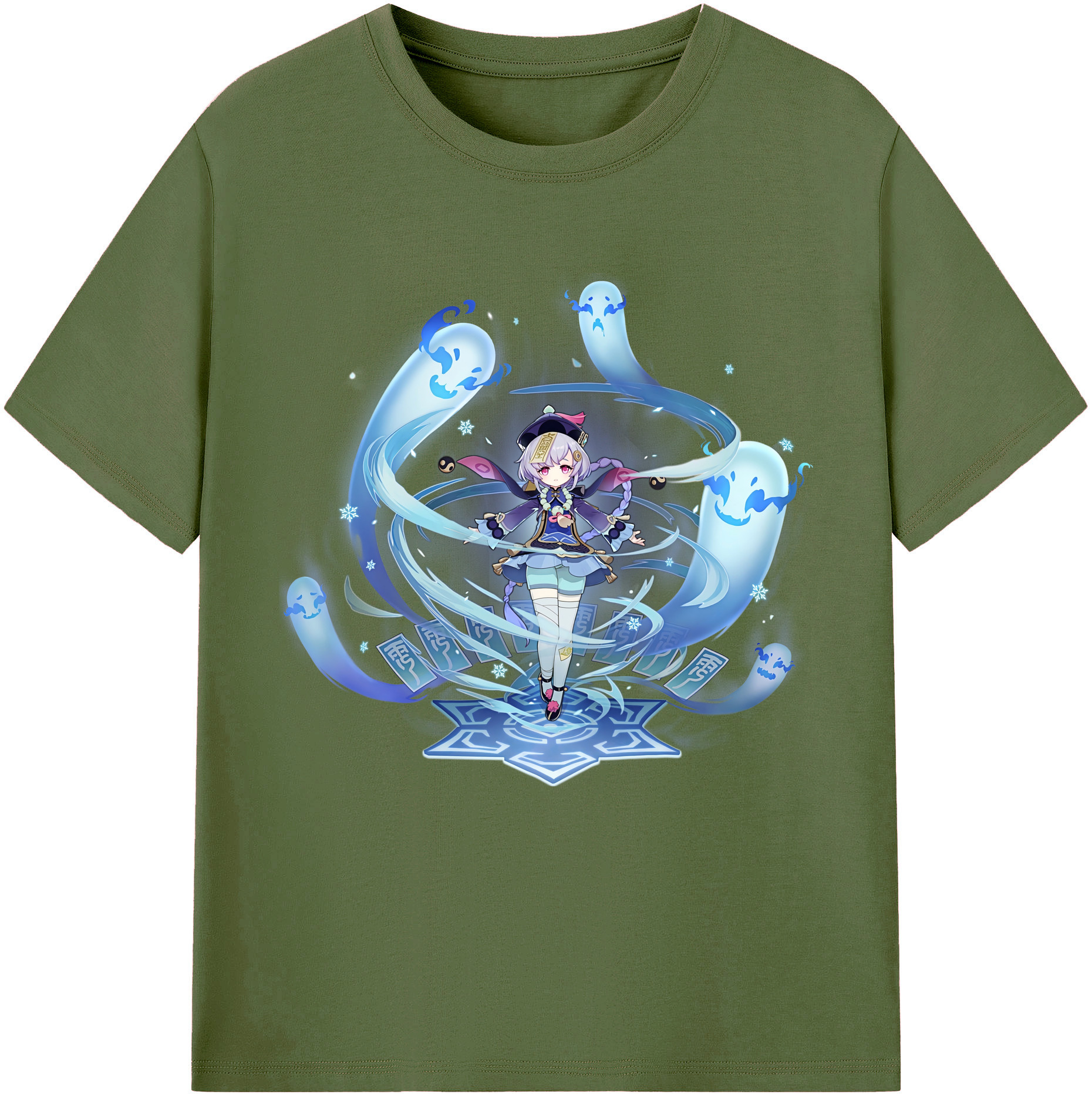 げんし神 七七 なな  genshin Nana 綿100％半袖Tシャツ（フロントプリント）